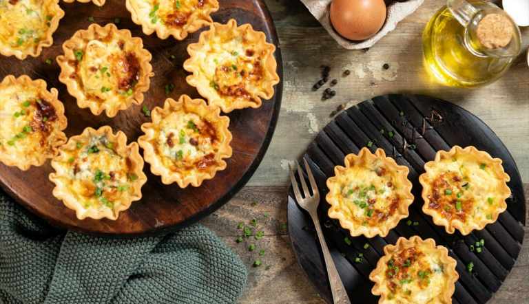 Tartaleta de Queso Pera con Hierbas Finas